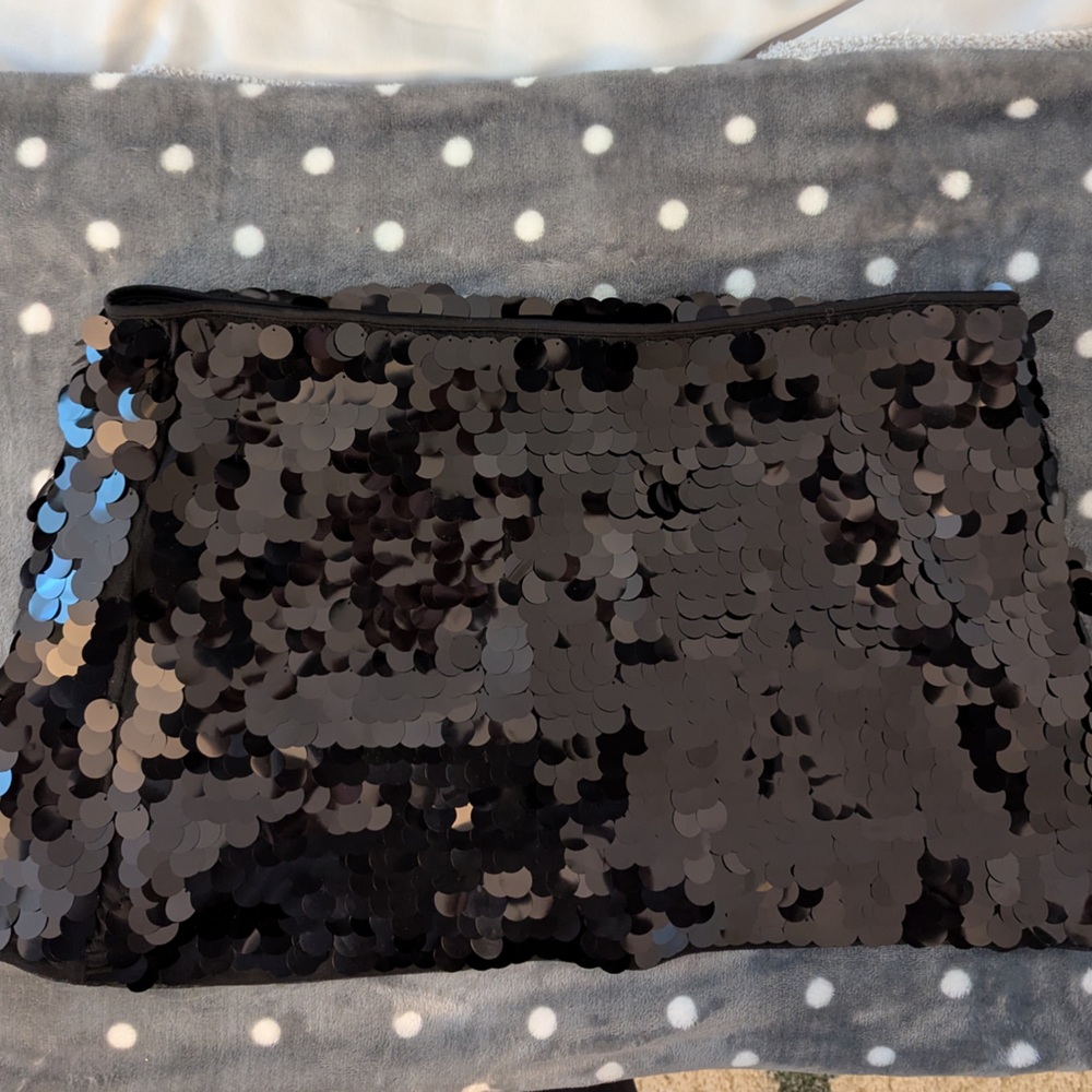 A&F Scarlett Skort Sequin Black